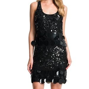 Cynthia Steffe black sequin dress